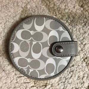 Coach pocket mirror
